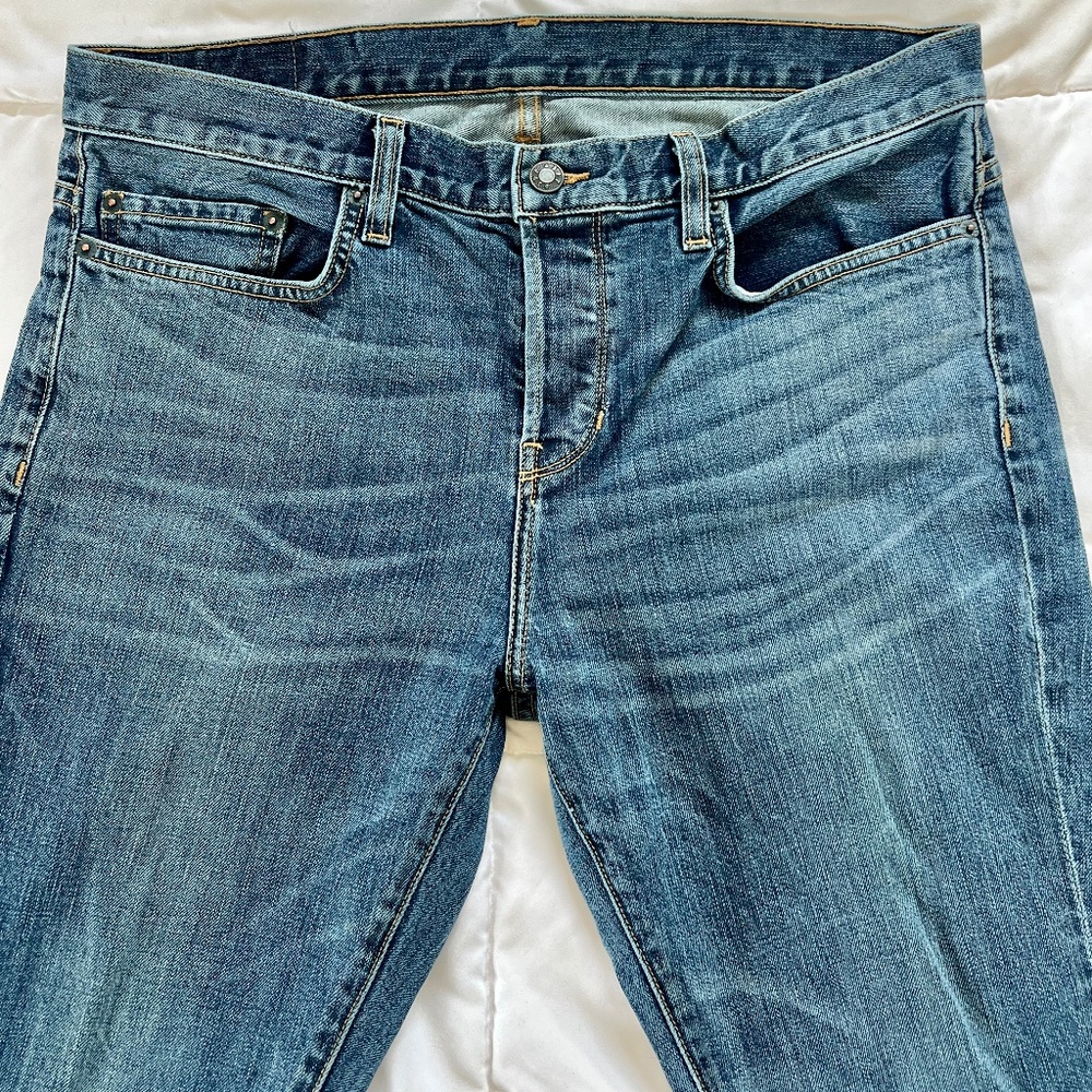 6397 Women's Mini Skinny Jeans in Dark used Blue